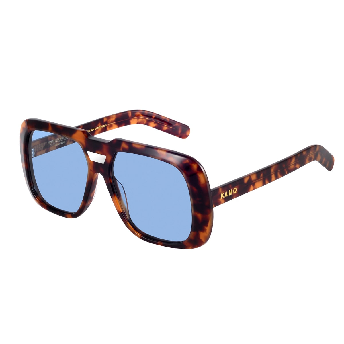 Elliott - Tortoise Amber/Light Blue