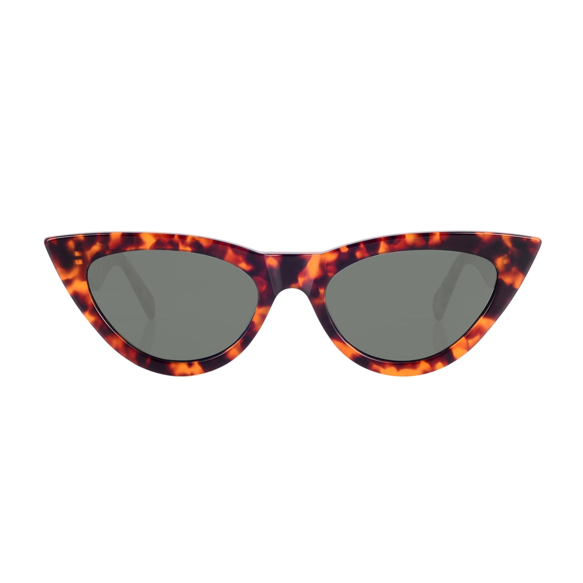 Her - Amber Tortoise - Dark Green Lens