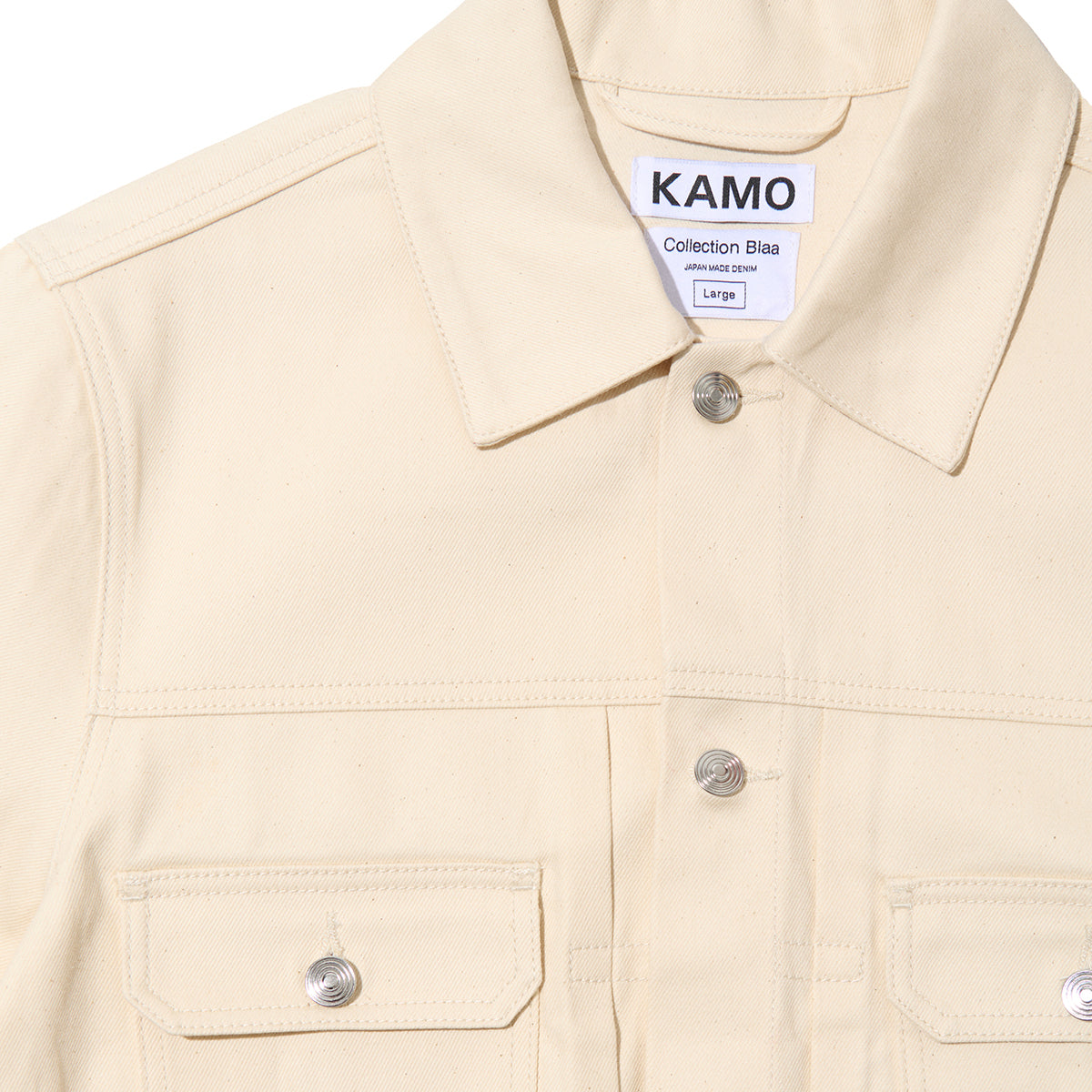 Selvedge Denim Jacket - Ecru – KAMO International