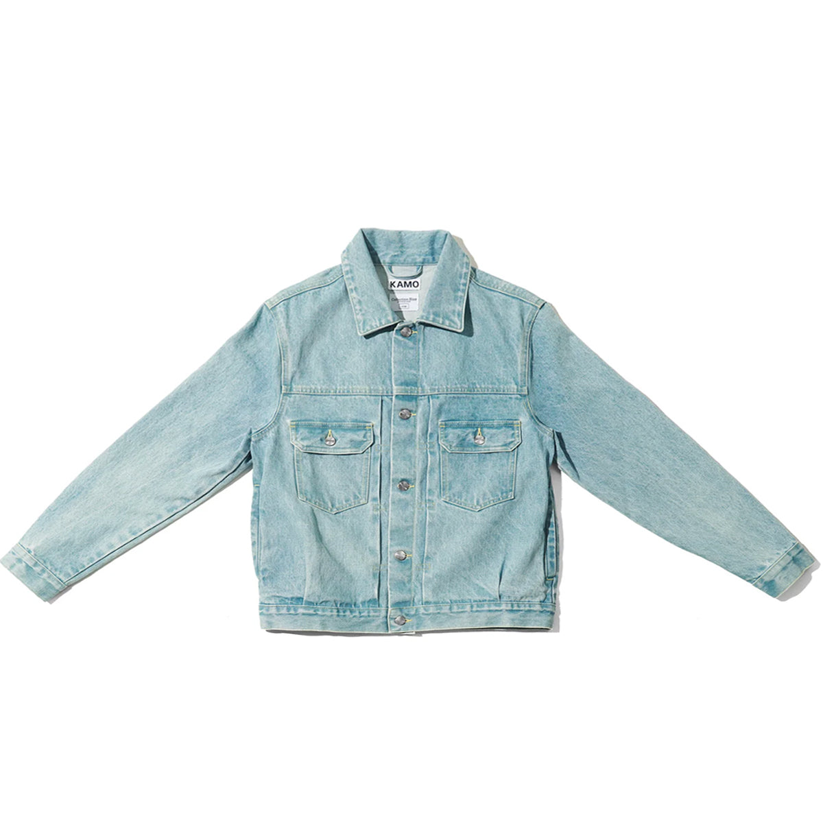 Selvedge Denim Jacket - Bleached indigo