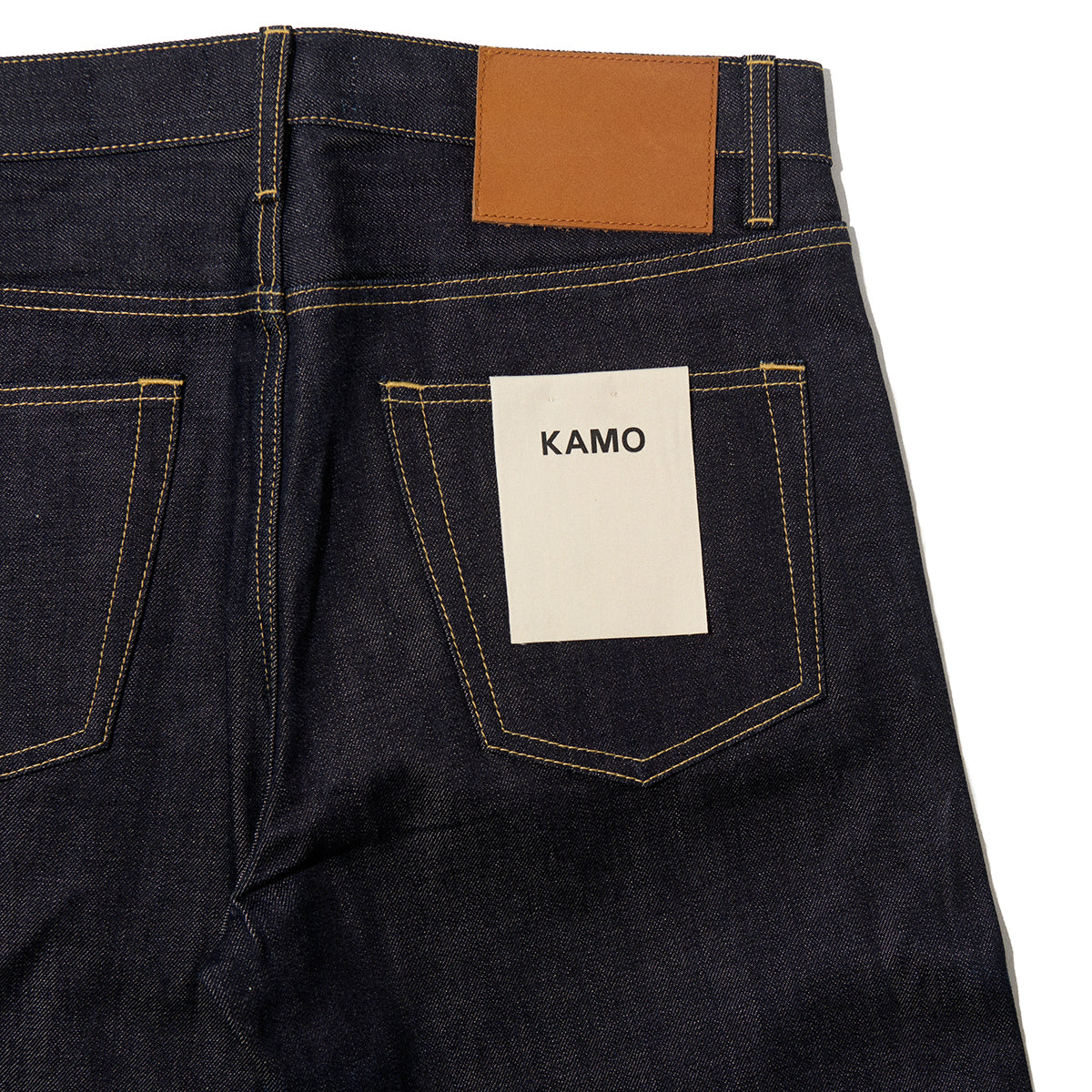 Regular Fit Selvedge Denim Pants - Unwashed Indigo – KAMO