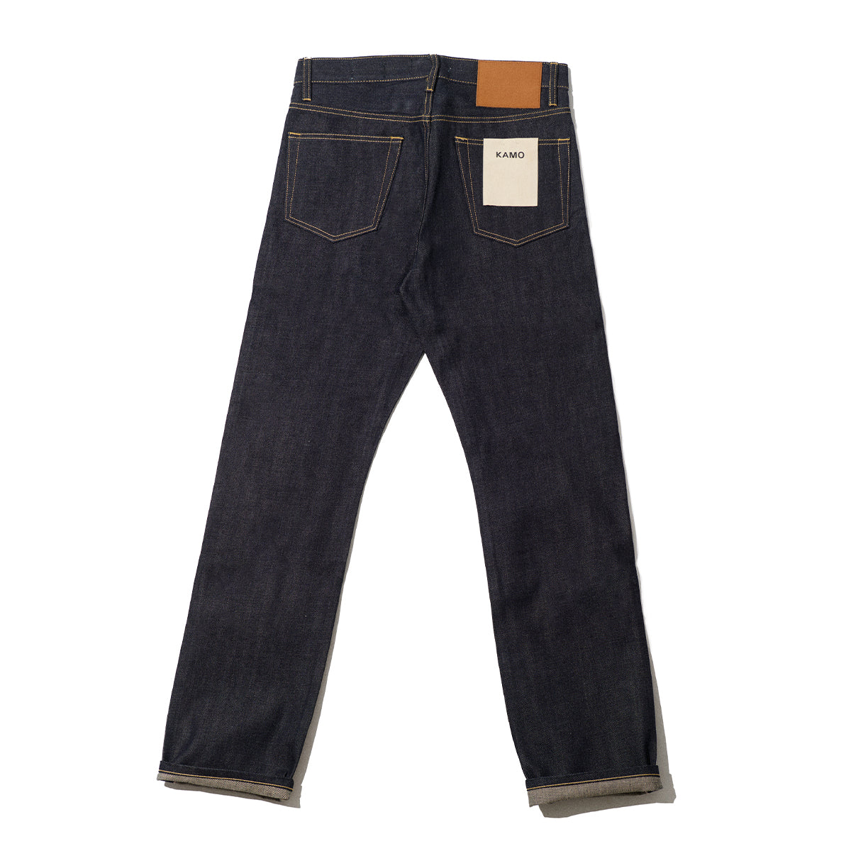 Slim Fit Selvedge Denim Pants - Unwashed Indigo