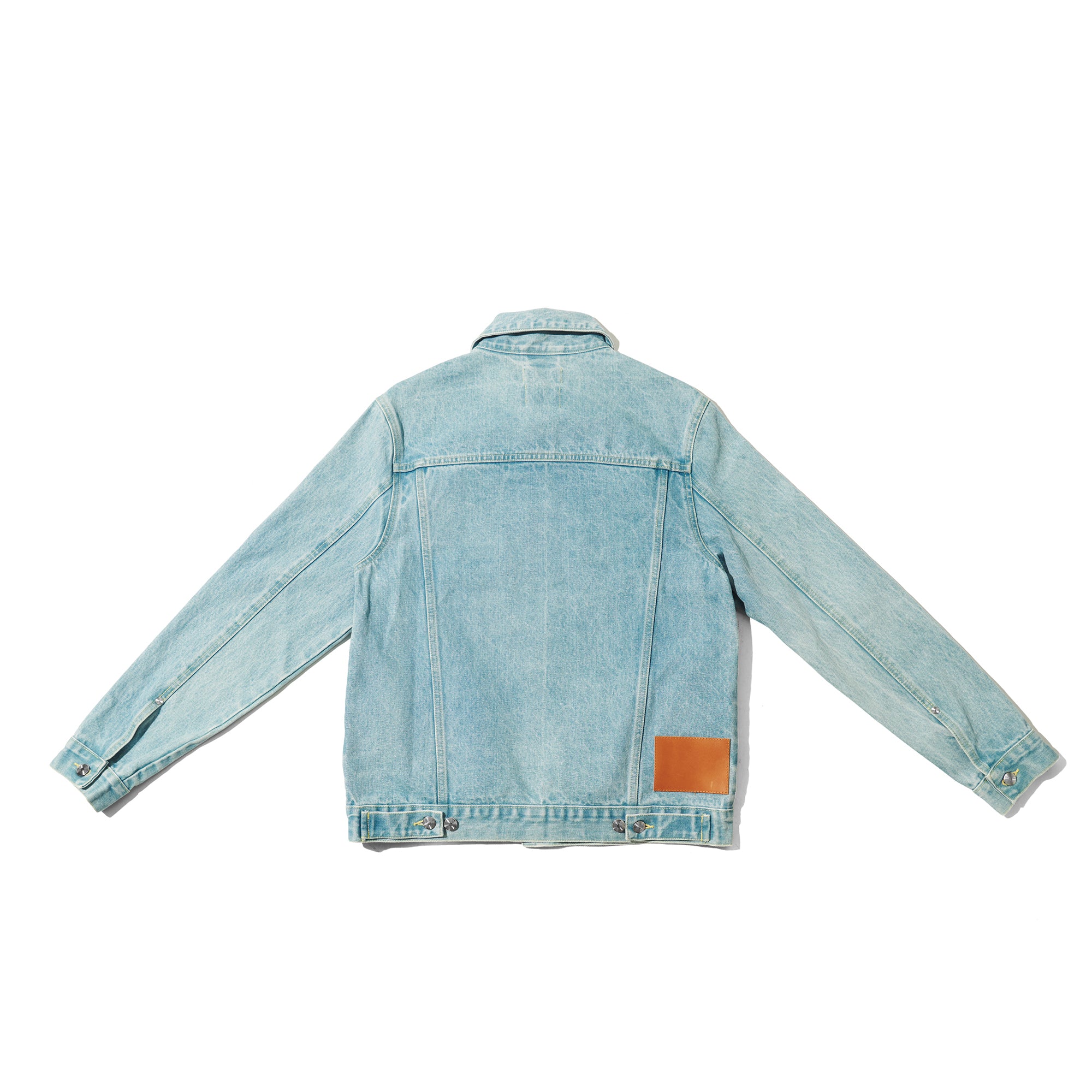 Selvedge Denim Jacket - Bleached indigo