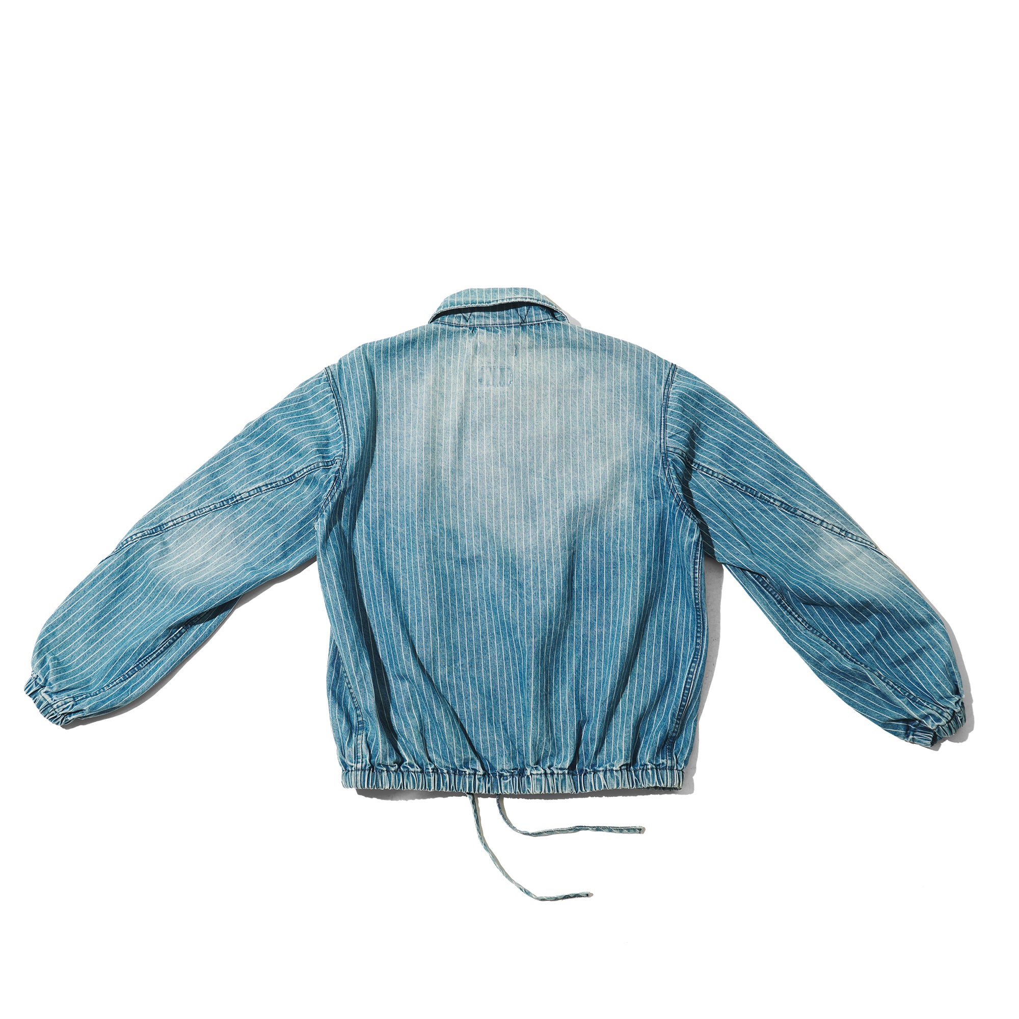 Bomber Jacket - Striped Denim