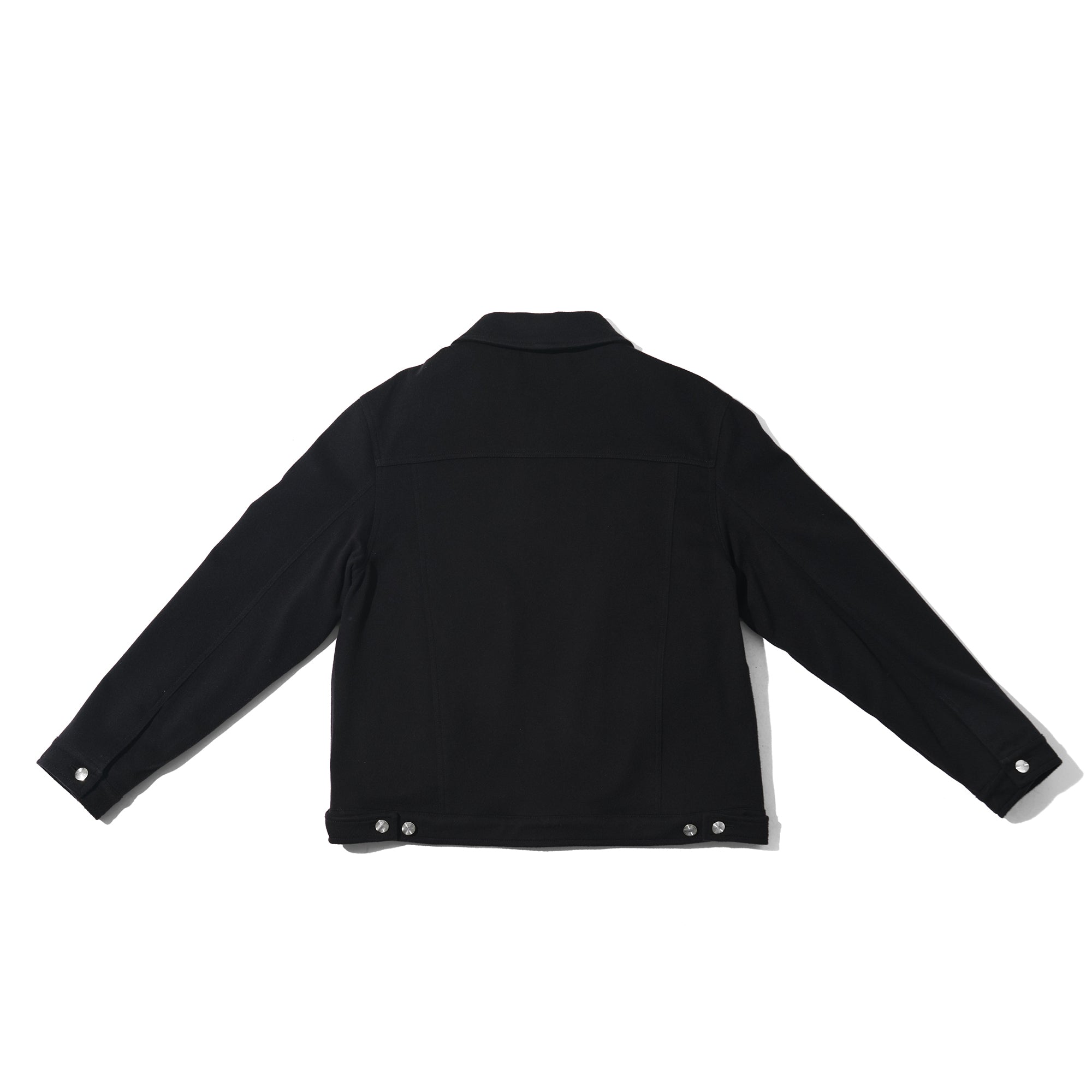 Short Wool Jacket - Navy Black