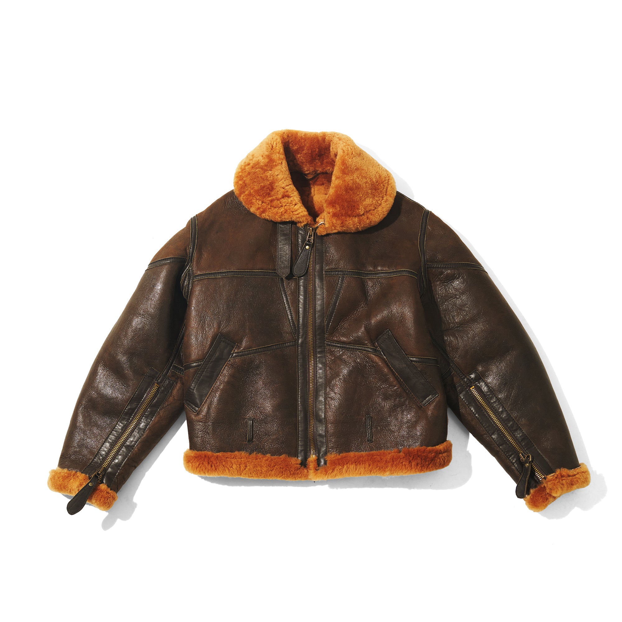 Shearling Jacket - Brown