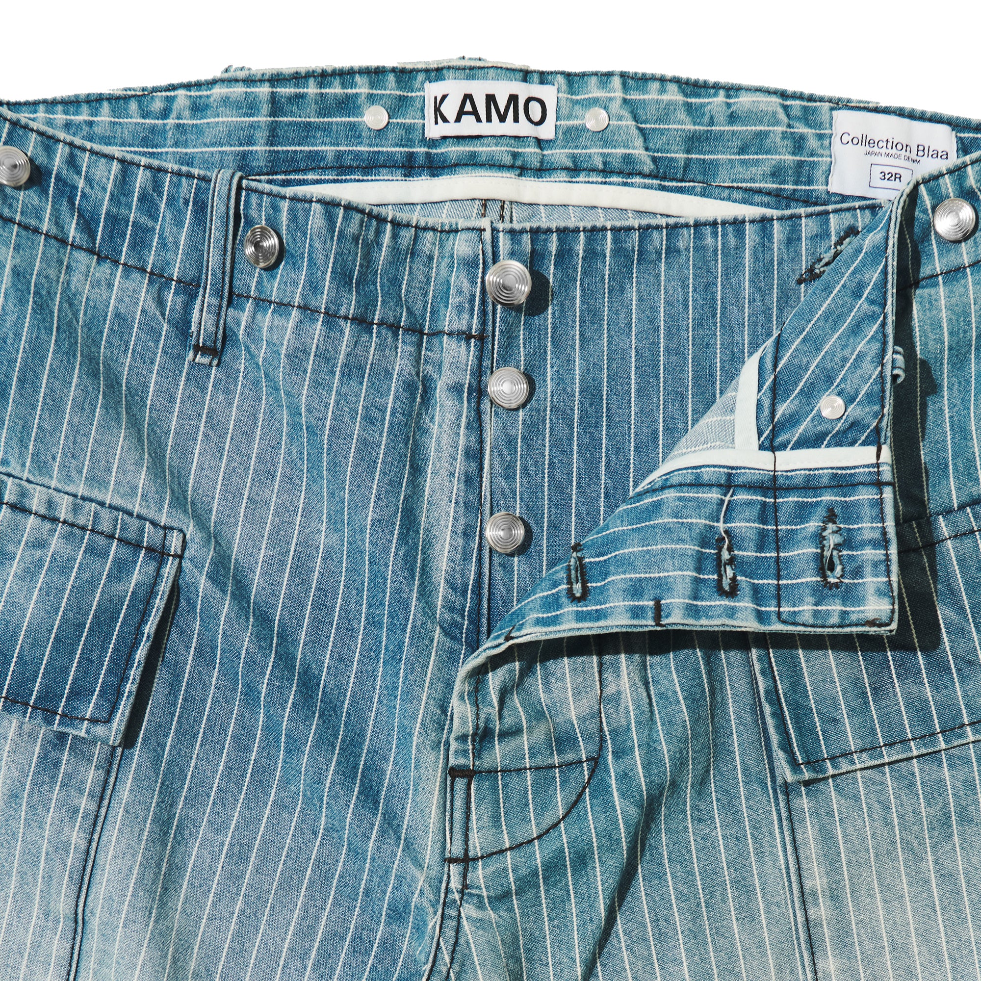 Crago Pants - Striped Denim