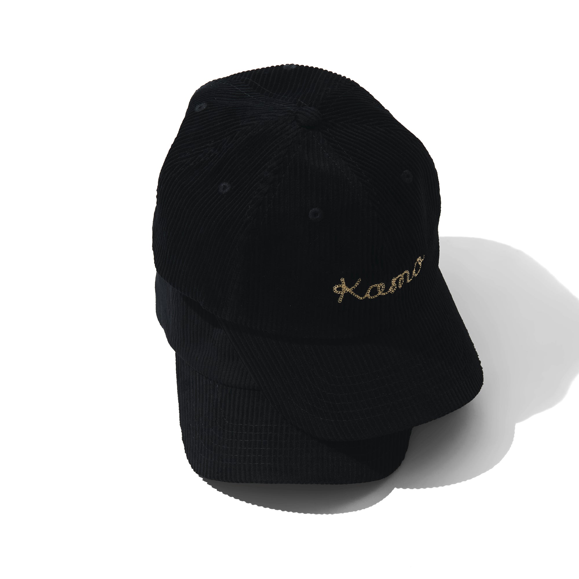 KAMO Cap - Corduroy Navy Black