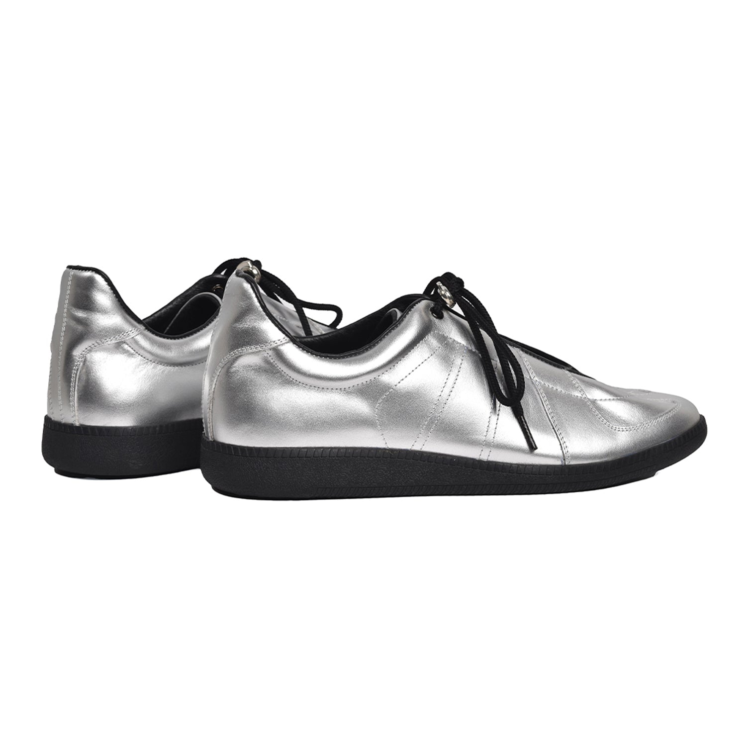 Deviation Racing Sneakers - Metallic Silver