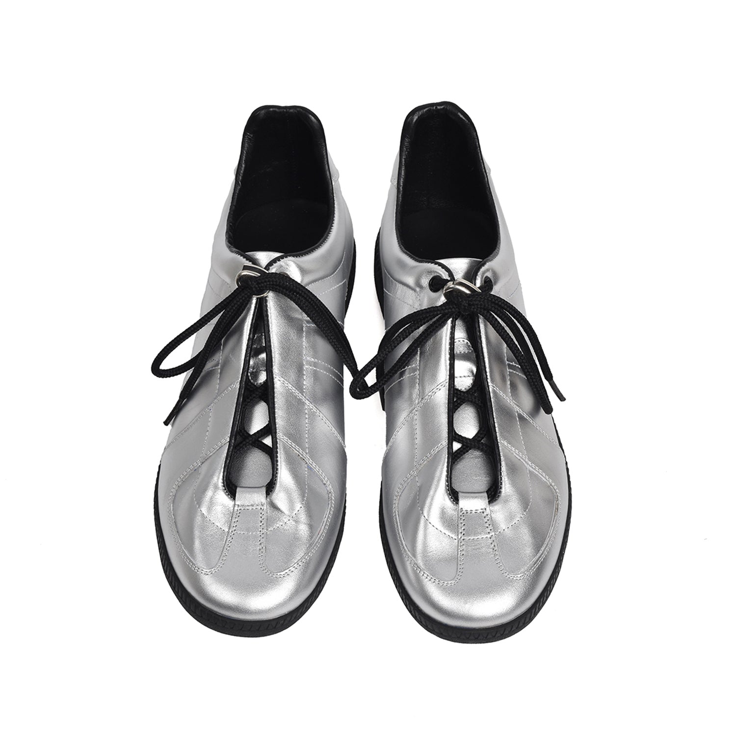 Deviation Racing Sneakers - Metallic Silver